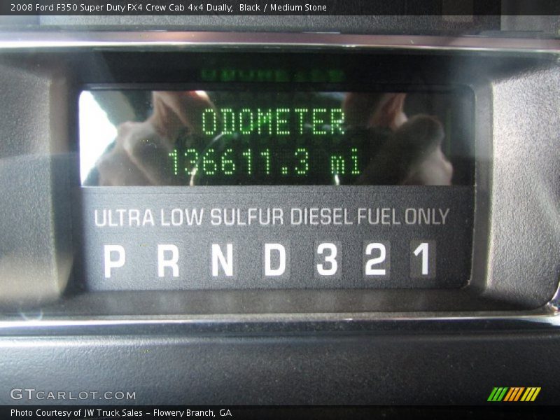 Black / Medium Stone 2008 Ford F350 Super Duty FX4 Crew Cab 4x4 Dually