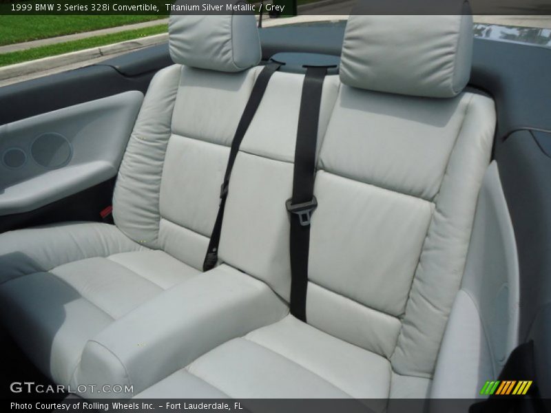 Rear Seat of 1999 3 Series 328i Convertible