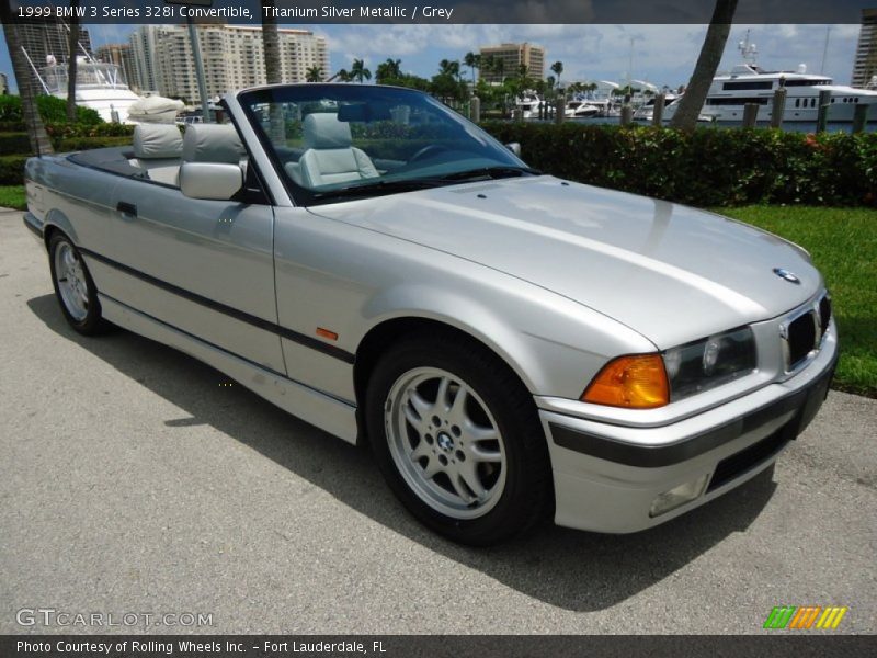 Front 3/4 View of 1999 3 Series 328i Convertible