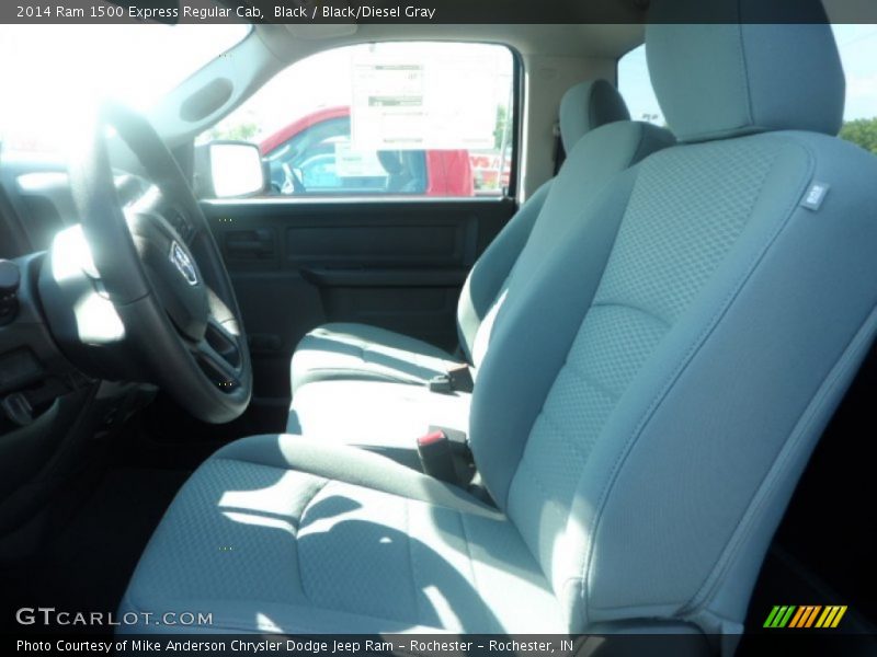 Black / Black/Diesel Gray 2014 Ram 1500 Express Regular Cab