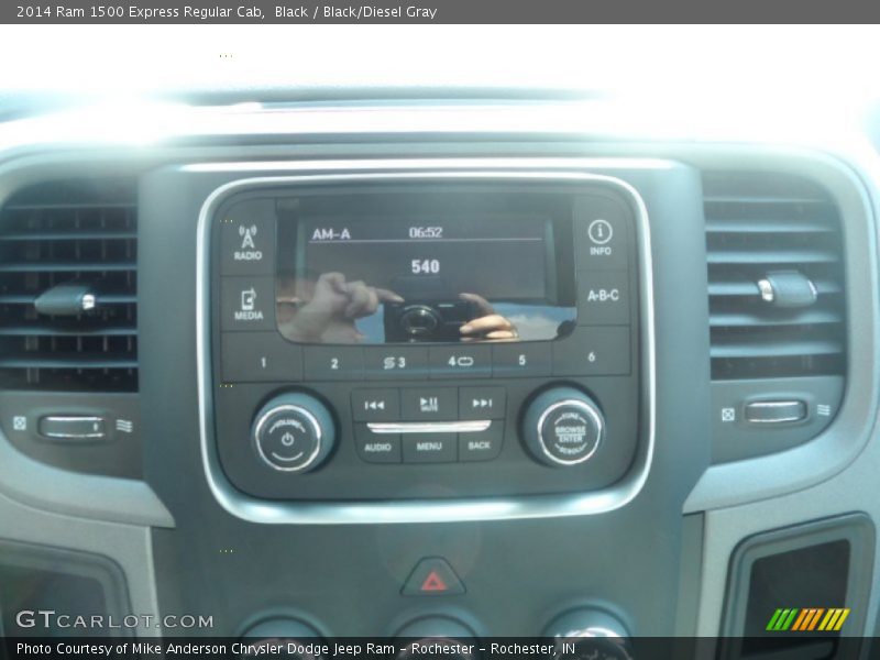Black / Black/Diesel Gray 2014 Ram 1500 Express Regular Cab
