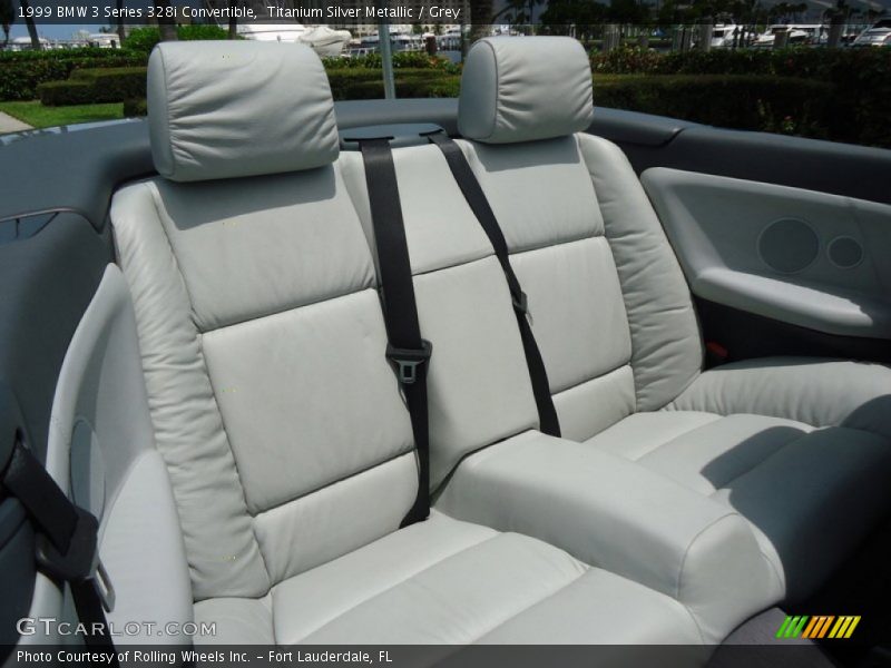 Rear Seat of 1999 3 Series 328i Convertible