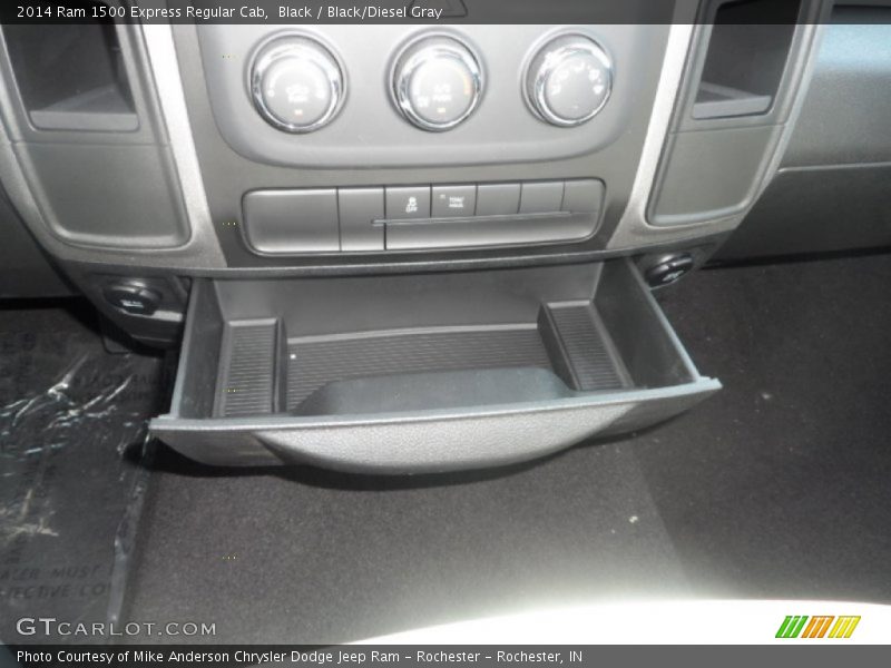 Black / Black/Diesel Gray 2014 Ram 1500 Express Regular Cab