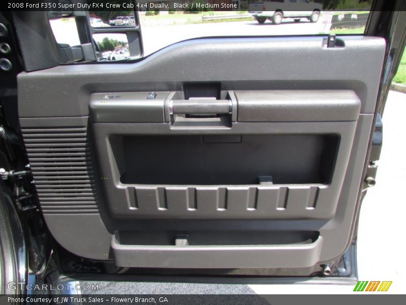 Black / Medium Stone 2008 Ford F350 Super Duty FX4 Crew Cab 4x4 Dually