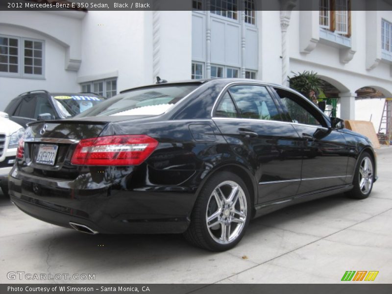 Black / Black 2012 Mercedes-Benz E 350 Sedan