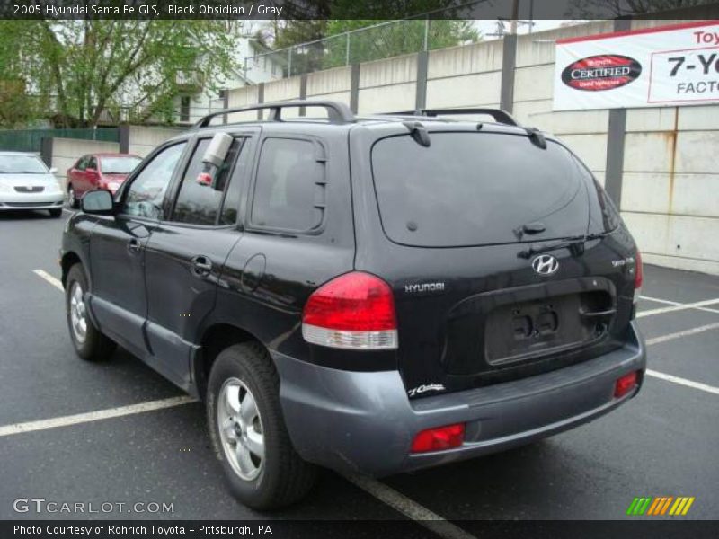 Black Obsidian / Gray 2005 Hyundai Santa Fe GLS