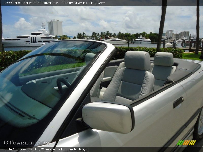 Titanium Silver Metallic / Grey 1999 BMW 3 Series 328i Convertible