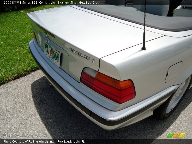 Titanium Silver Metallic / Grey 1999 BMW 3 Series 328i Convertible