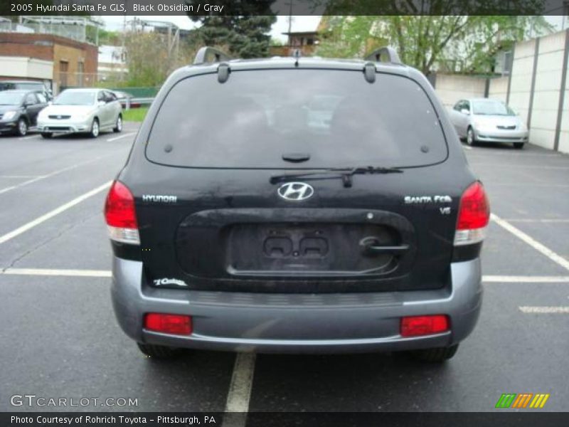 Black Obsidian / Gray 2005 Hyundai Santa Fe GLS