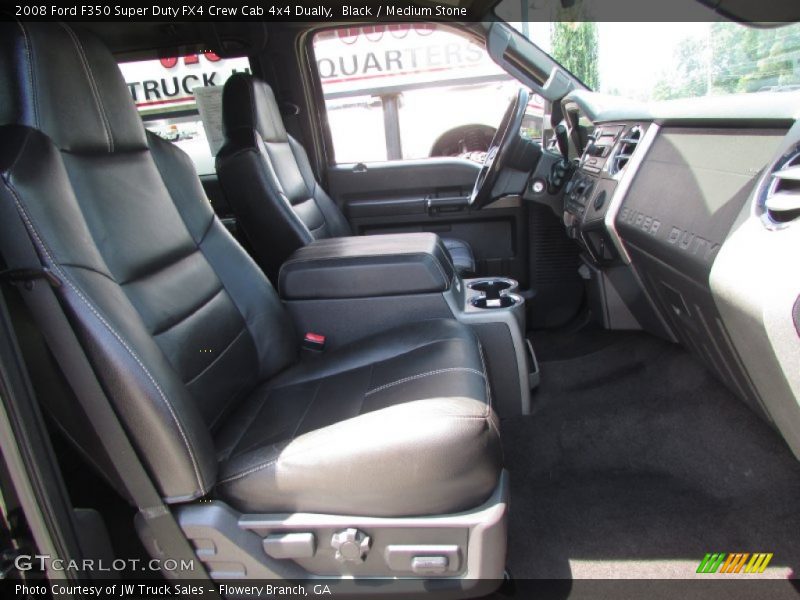 Black / Medium Stone 2008 Ford F350 Super Duty FX4 Crew Cab 4x4 Dually