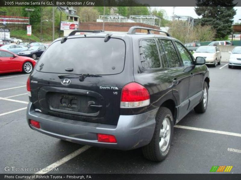 Black Obsidian / Gray 2005 Hyundai Santa Fe GLS