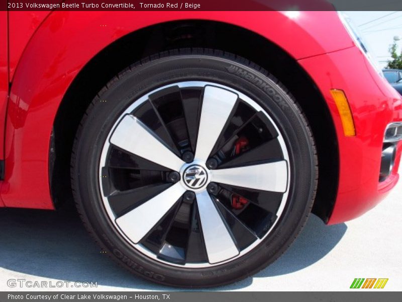Tornado Red / Beige 2013 Volkswagen Beetle Turbo Convertible