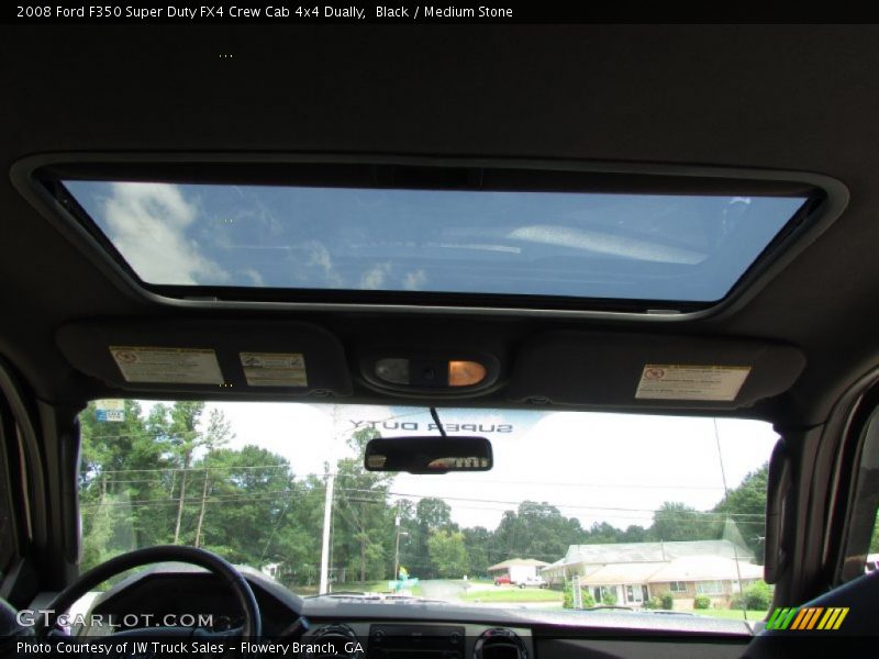 Black / Medium Stone 2008 Ford F350 Super Duty FX4 Crew Cab 4x4 Dually