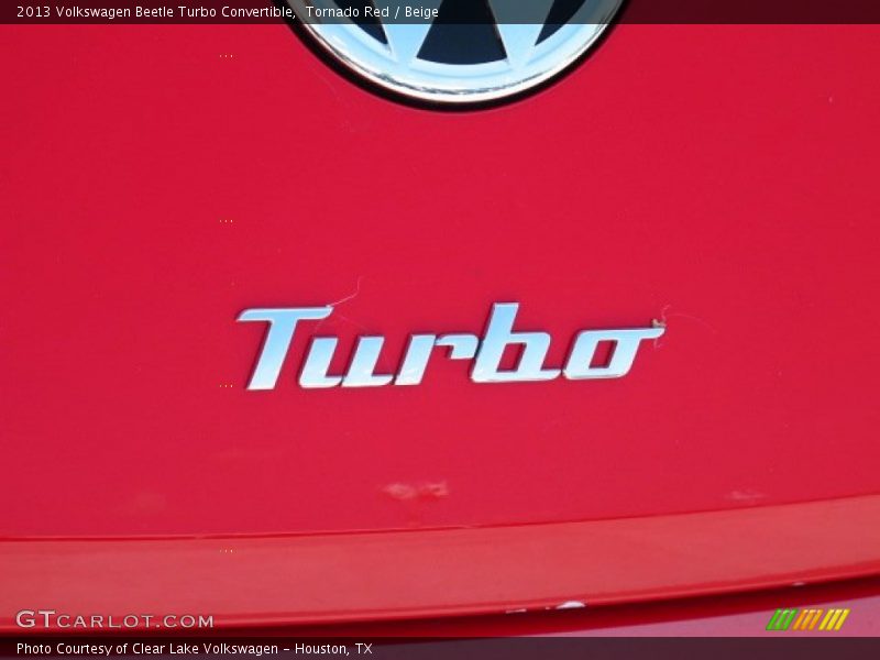 Tornado Red / Beige 2013 Volkswagen Beetle Turbo Convertible