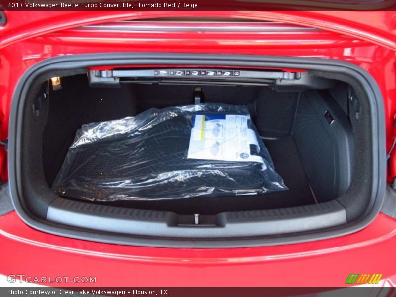 Tornado Red / Beige 2013 Volkswagen Beetle Turbo Convertible