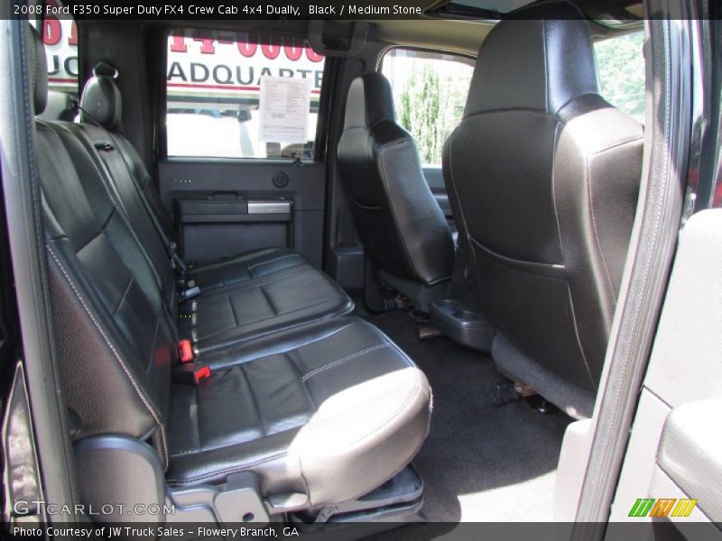 Black / Medium Stone 2008 Ford F350 Super Duty FX4 Crew Cab 4x4 Dually