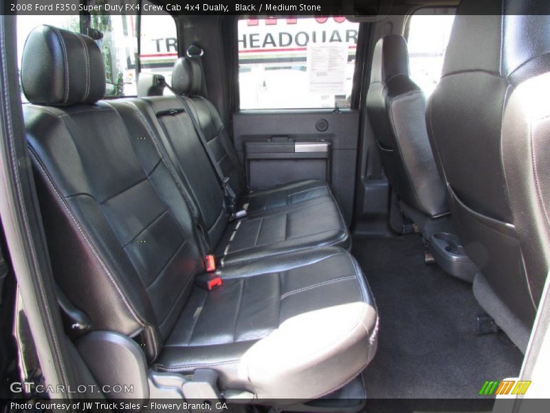 Black / Medium Stone 2008 Ford F350 Super Duty FX4 Crew Cab 4x4 Dually