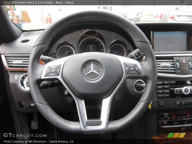 Black / Black 2012 Mercedes-Benz E 350 Sedan