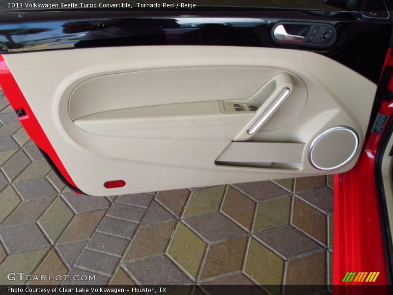 Tornado Red / Beige 2013 Volkswagen Beetle Turbo Convertible