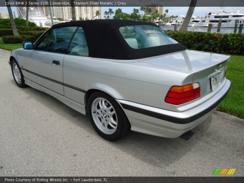 Titanium Silver Metallic / Grey 1999 BMW 3 Series 328i Convertible