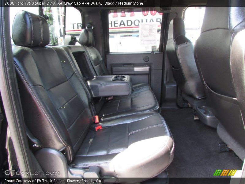 Black / Medium Stone 2008 Ford F350 Super Duty FX4 Crew Cab 4x4 Dually