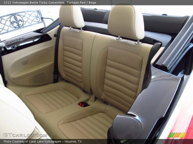 Tornado Red / Beige 2013 Volkswagen Beetle Turbo Convertible