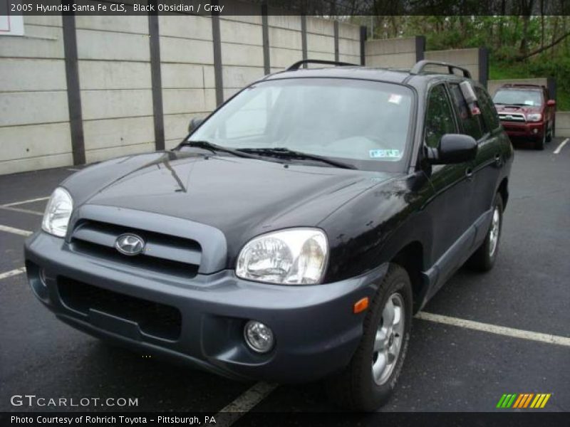 Black Obsidian / Gray 2005 Hyundai Santa Fe GLS