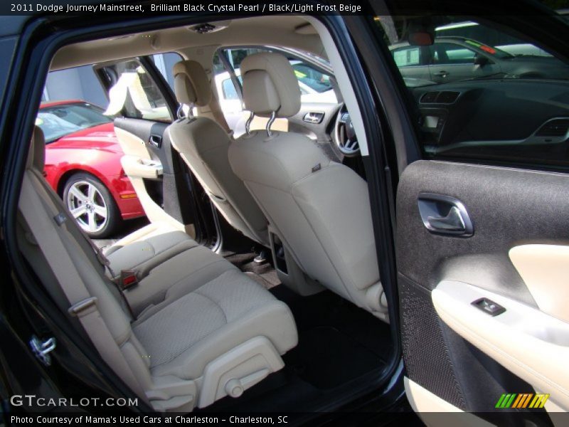 Brilliant Black Crystal Pearl / Black/Light Frost Beige 2011 Dodge Journey Mainstreet