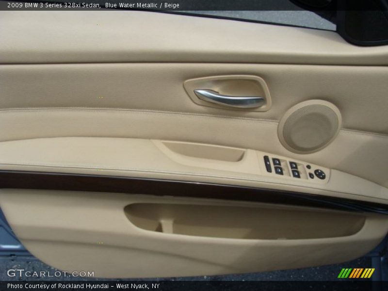 Blue Water Metallic / Beige 2009 BMW 3 Series 328xi Sedan