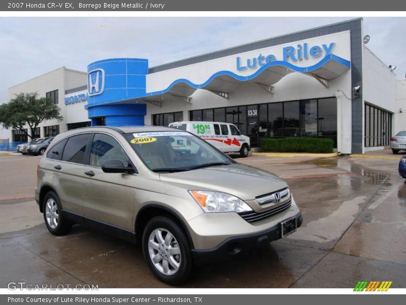 Borrego Beige Metallic / Ivory 2007 Honda CR-V EX