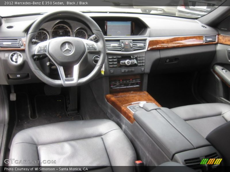 Black / Black 2012 Mercedes-Benz E 350 Sedan