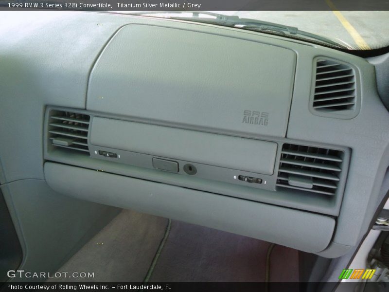 Titanium Silver Metallic / Grey 1999 BMW 3 Series 328i Convertible