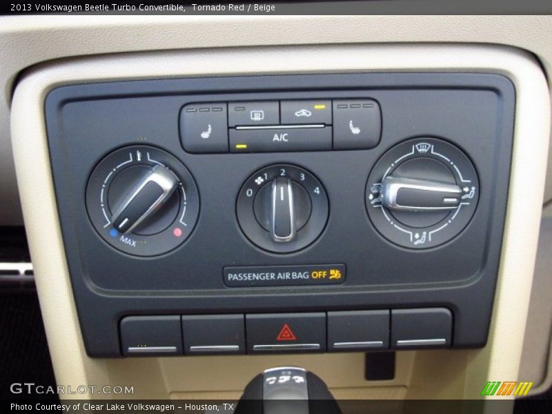 Tornado Red / Beige 2013 Volkswagen Beetle Turbo Convertible