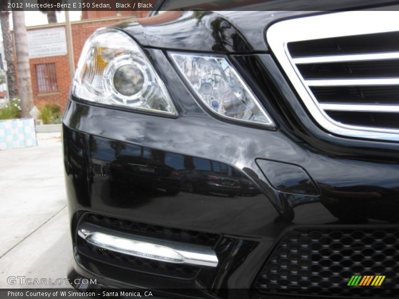 Black / Black 2012 Mercedes-Benz E 350 Sedan