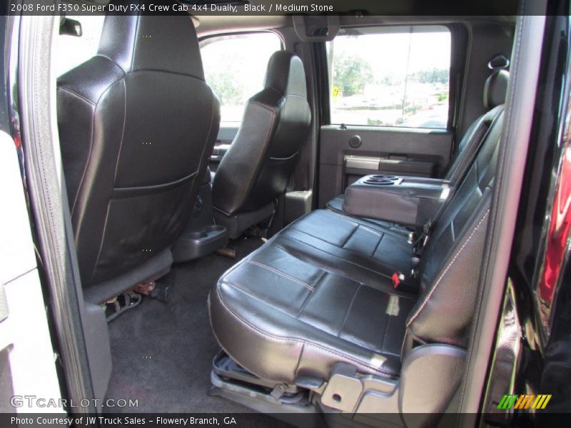 Black / Medium Stone 2008 Ford F350 Super Duty FX4 Crew Cab 4x4 Dually