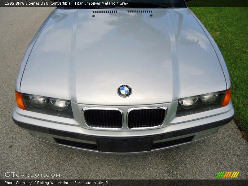Titanium Silver Metallic / Grey 1999 BMW 3 Series 328i Convertible