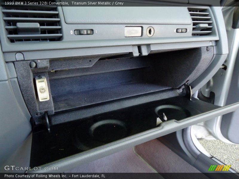 Titanium Silver Metallic / Grey 1999 BMW 3 Series 328i Convertible