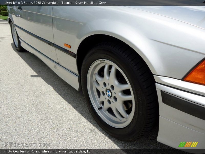 Titanium Silver Metallic / Grey 1999 BMW 3 Series 328i Convertible