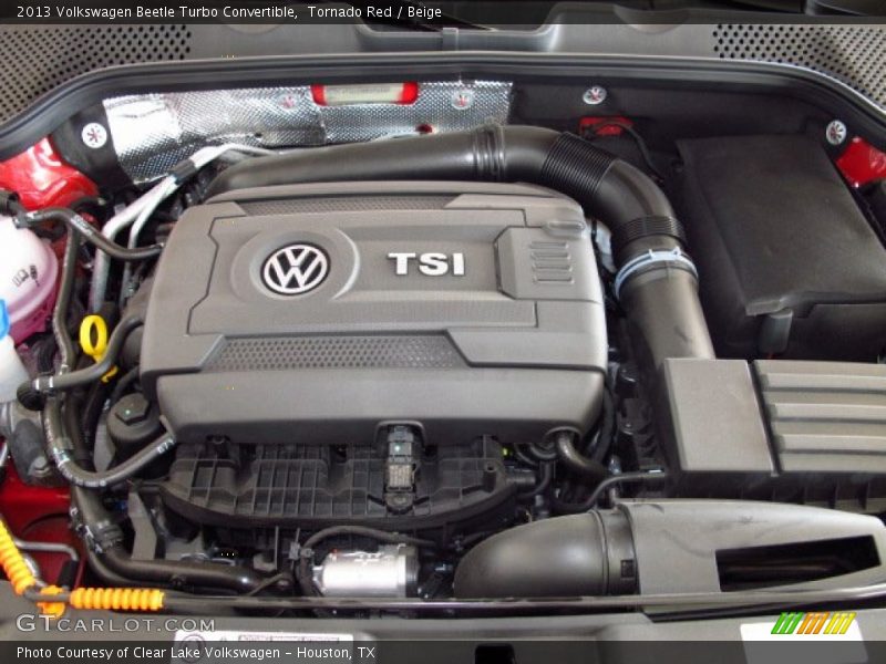 Tornado Red / Beige 2013 Volkswagen Beetle Turbo Convertible
