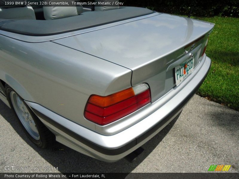 Titanium Silver Metallic / Grey 1999 BMW 3 Series 328i Convertible