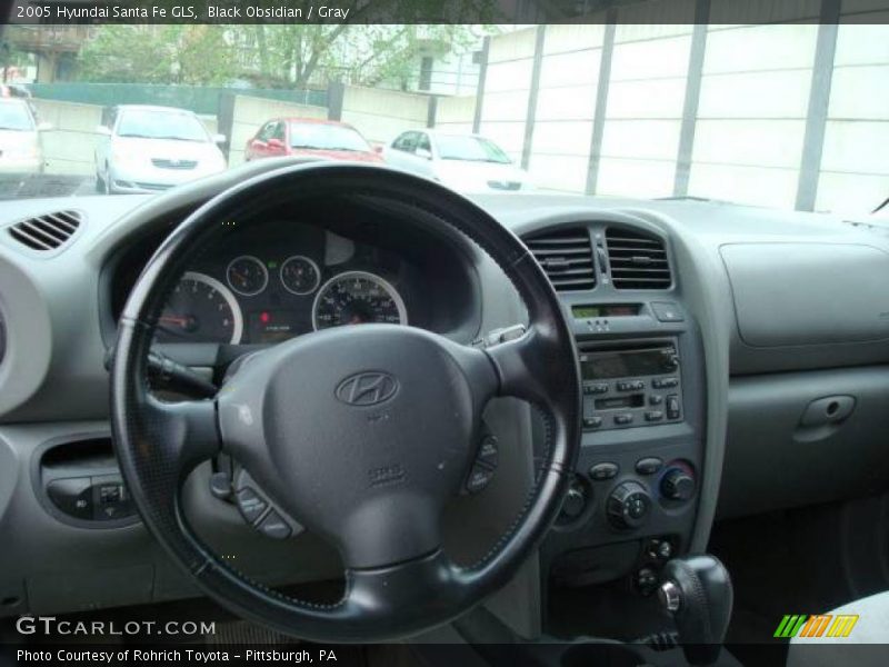 Black Obsidian / Gray 2005 Hyundai Santa Fe GLS