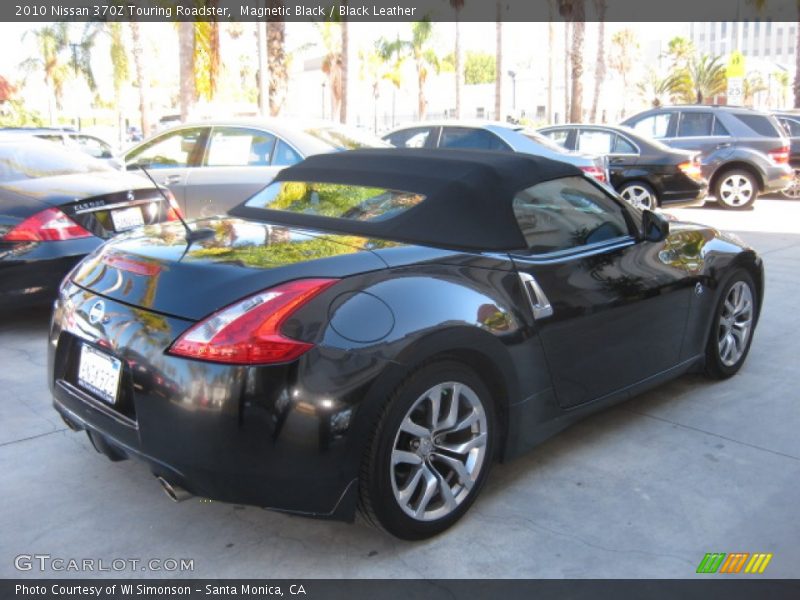 Magnetic Black / Black Leather 2010 Nissan 370Z Touring Roadster