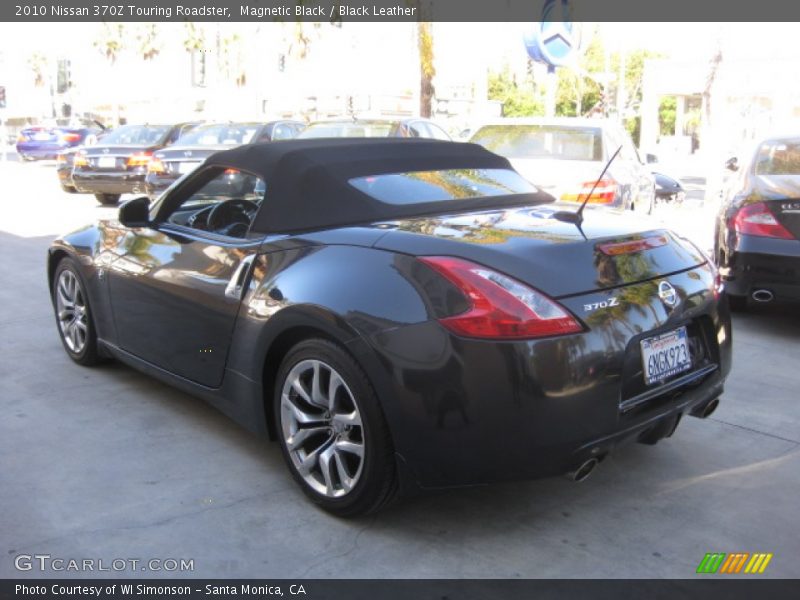 Magnetic Black / Black Leather 2010 Nissan 370Z Touring Roadster