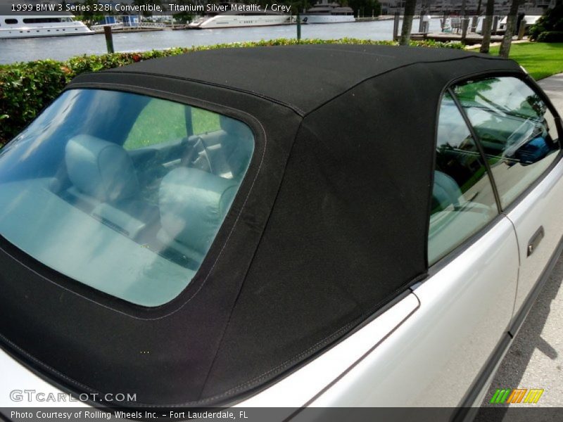 Titanium Silver Metallic / Grey 1999 BMW 3 Series 328i Convertible