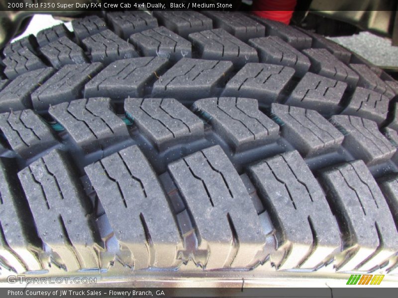 Black / Medium Stone 2008 Ford F350 Super Duty FX4 Crew Cab 4x4 Dually