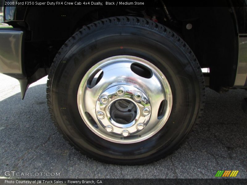 Black / Medium Stone 2008 Ford F350 Super Duty FX4 Crew Cab 4x4 Dually