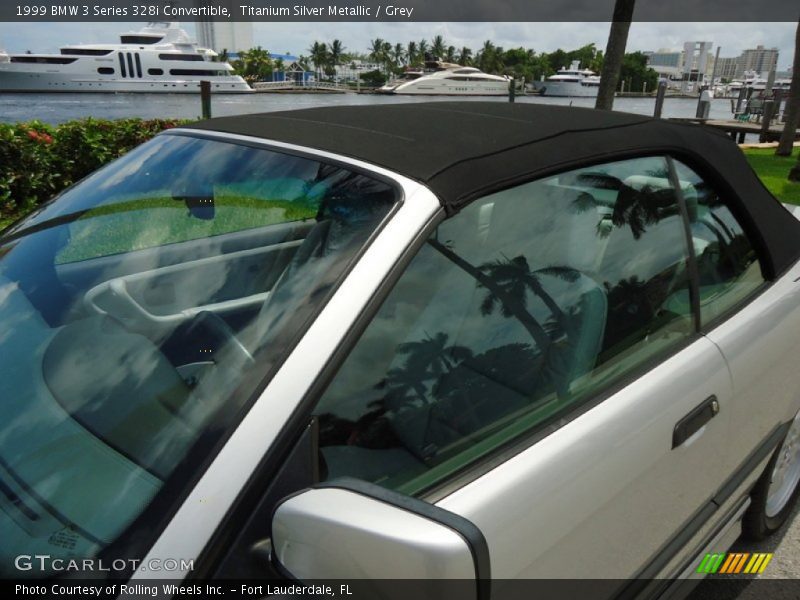 Titanium Silver Metallic / Grey 1999 BMW 3 Series 328i Convertible