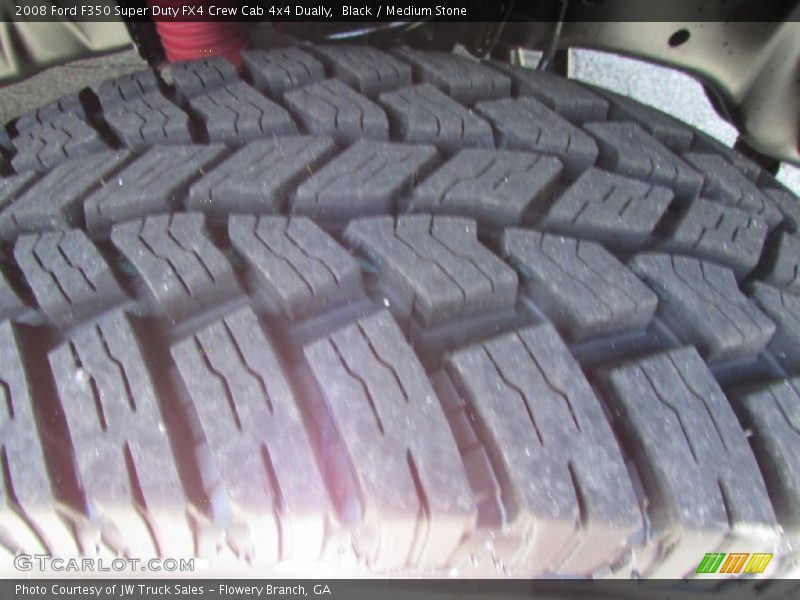 Black / Medium Stone 2008 Ford F350 Super Duty FX4 Crew Cab 4x4 Dually