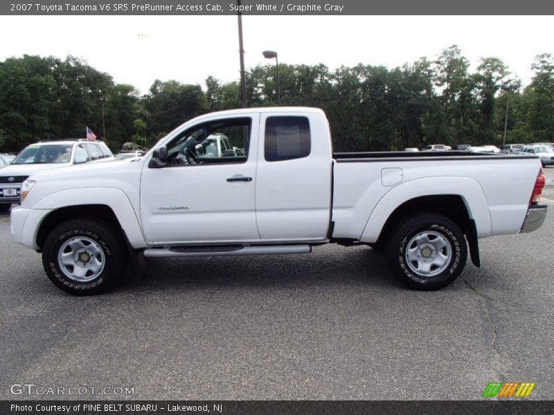 Super White / Graphite Gray 2007 Toyota Tacoma V6 SR5 PreRunner Access Cab