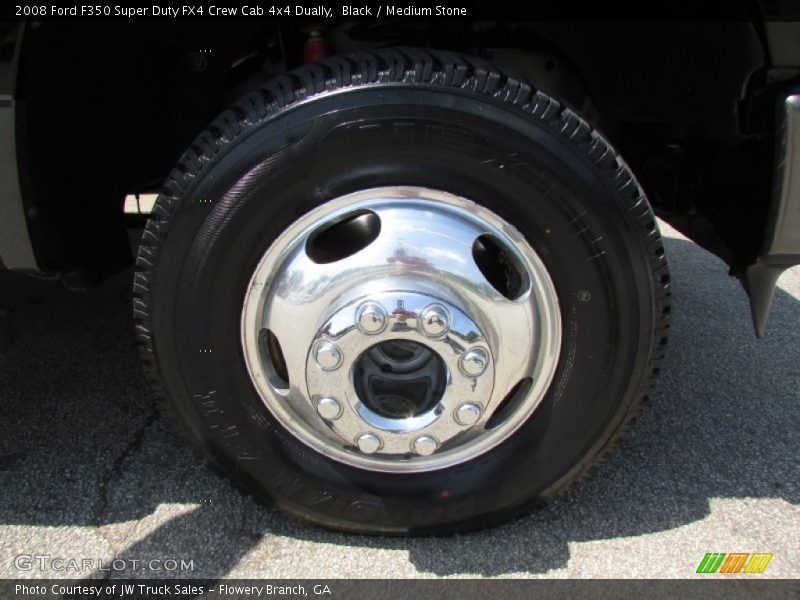 Black / Medium Stone 2008 Ford F350 Super Duty FX4 Crew Cab 4x4 Dually